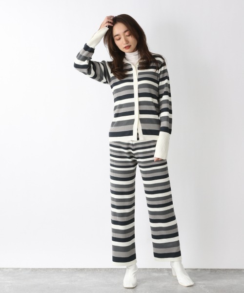 JEANASIS（ジーナシス）の「12Gボーダーリブセットアップ/260664（その他トップス・レディース・ブラック系その他/ホワイト系その他・FREE）」の22枚目の写真