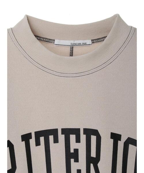 ELENCARE DUE(エレンカーレデュエ)の「・ELENCARE DUEロゴptショートプルオーバー*(スウェット・レディース・チャコールグレー/ベージュ/アイボリー/ボルドー・FREE)」の21枚目の写真