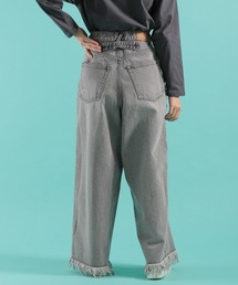 niko and... | [niko and ...JEANS 2022SS]ワイドフリンジデニムパンツ(デニムパンツ)