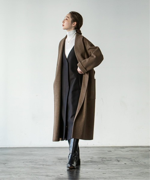 Noble（ノーブル）の「super160ショールカラーリバーコート2◇（その他