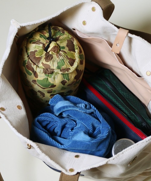 THE SUPERIOR LABOR（シュペリオールレイバー）の「TSL Revival series tote bag of the man L（ショルダーバッグ・メンズ・ホワイト・FREE）」の3枚目の写真