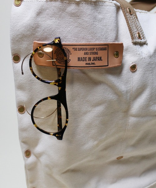 THE SUPERIOR LABOR（シュペリオールレイバー）の「TSL Revival series tote bag of the man L（ショルダーバッグ・メンズ・ホワイト・FREE）」の9枚目の写真