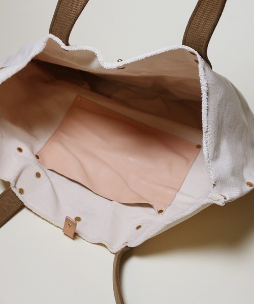 THE SUPERIOR LABOR（シュペリオールレイバー）の「TSL Revival series tote bag of the man L（ショルダーバッグ・メンズ・ホワイト・FREE）」の11枚目の写真