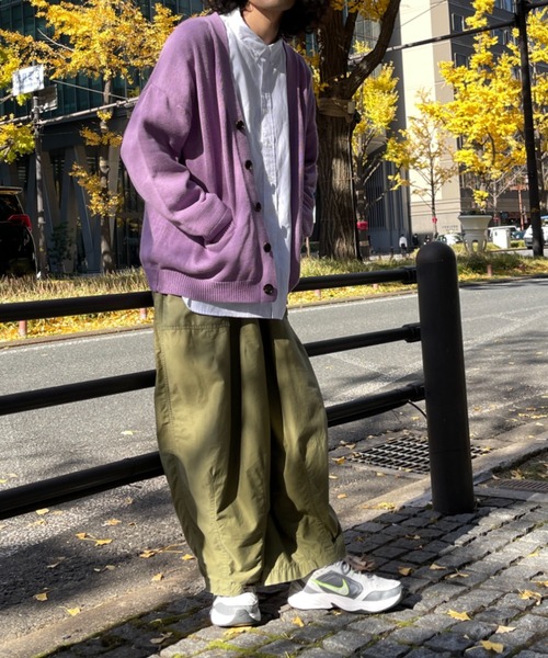 CPCM（シーピーシーエム）の「22SS強撚カーディガン（カーディガン/ボレロ・メンズ・チャコールグレー/グレイッシュベージュ/グリーン/パープル/イエロー/ブルー・FREE）」の20枚目の写真