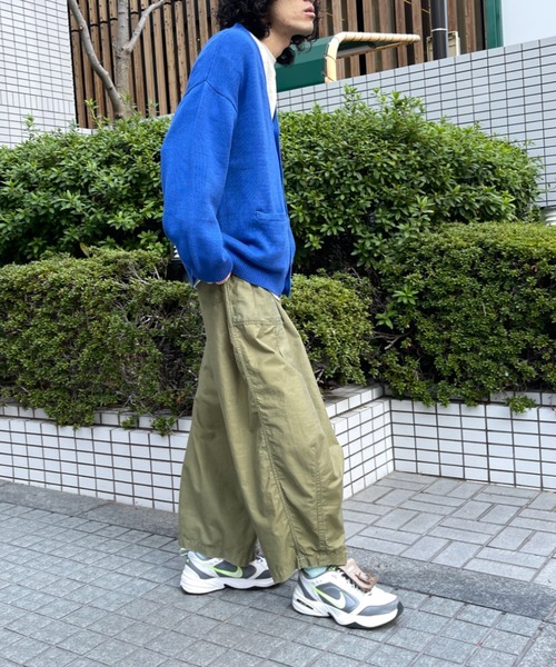 CPCM（シーピーシーエム）の「22SS強撚カーディガン（カーディガン/ボレロ・メンズ・チャコールグレー/グレイッシュベージュ/グリーン/パープル/イエロー/ブルー・FREE）」の10枚目の写真