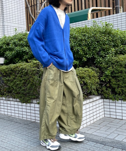 CPCM（シーピーシーエム）の「22SS強撚カーディガン（カーディガン/ボレロ・メンズ・チャコールグレー/グレイッシュベージュ/グリーン/パープル/イエロー/ブルー・FREE）」の11枚目の写真