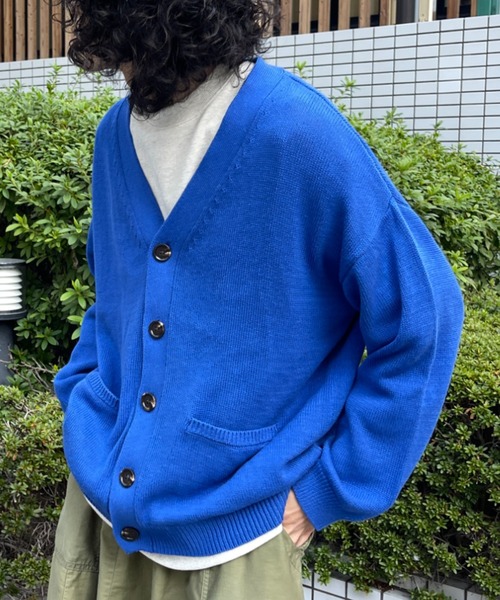 CPCM（シーピーシーエム）の「22SS強撚カーディガン（カーディガン/ボレロ・メンズ・チャコールグレー/グレイッシュベージュ/グリーン/パープル/イエロー/ブルー・FREE）」の16枚目の写真