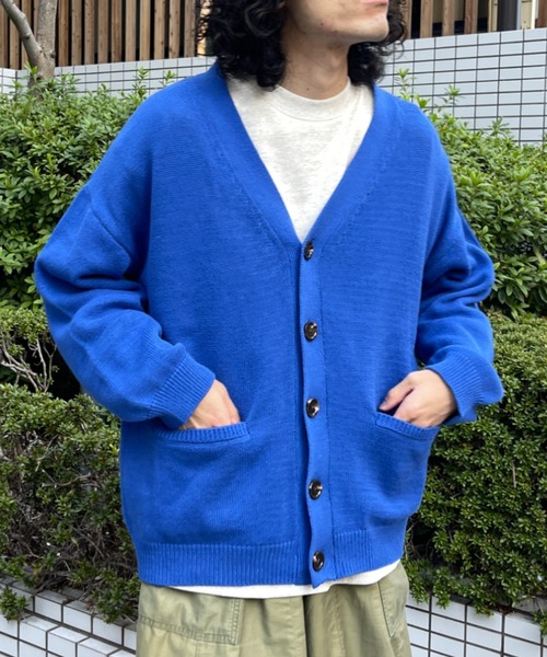 CPCM（シーピーシーエム）の「22SS強撚カーディガン（カーディガン/ボレロ・メンズ・チャコールグレー/グレイッシュベージュ/グリーン/パープル/イエロー/ブルー・FREE）」の18枚目の写真