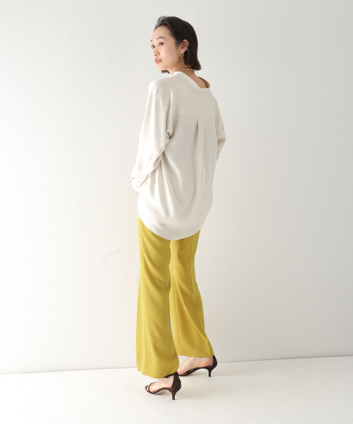 plage（プラージュ）の「ダブルクロスパンツ◆（その他パンツ・レディース・ブラック/ベージュ/マスタード・38/36/34）」の13枚目の写真