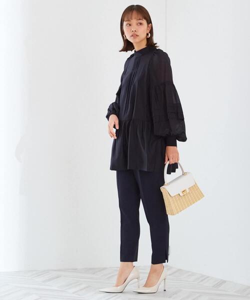 Tiara（ティアラ）の「クロップドパンツ（その他パンツ・レディース・ネイビー/ブラック/アイボリー・M/S/L）」の3枚目の写真