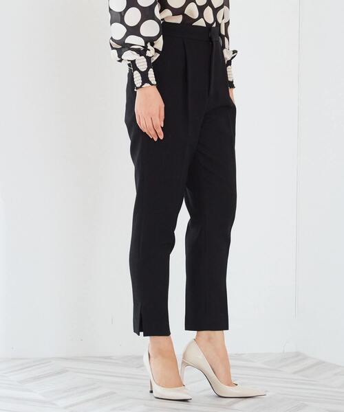 Tiara（ティアラ）の「クロップドパンツ（その他パンツ・レディース・ネイビー/ブラック/アイボリー・M/S/L）」の2枚目の写真