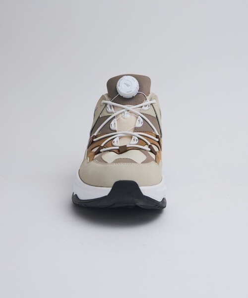 UNITED TOKYO（ユナイテッドトウキョウ）の「Vibram sole dial sneaker（スニーカー・メンズ・ブラック/アイボリー・1/2/4/3）」の6枚目の写真