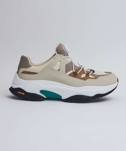 UNITED TOKYO（ユナイテッドトウキョウ）の「Vibram sole dial sneaker（スニーカー・メンズ・ブラック/アイボリー・1/2/4/3）」の11枚目の写真