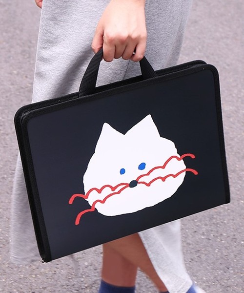 Brunch Brother（ブランチブラザー）の「Romane corp.／BRUNCH BROTHER Zipper file  2271793（ステーショナリー・レディース・ブラック/ベビーピンク/イエロー/アイボリー/レッド/ネイビー・0）」の2枚目の写真