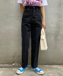 CIAOPANIC | 【本田仁美さん着用アイテム】XS～Mサイズあり、美脚ハイウエストストレートデニムパンツ(デニムパンツ)