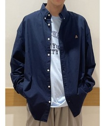 GAP（ギャップ）の「オックスフォード ブラナンベア ビッグシャツ（ユニセックス）（シャツ/ブラウス）」