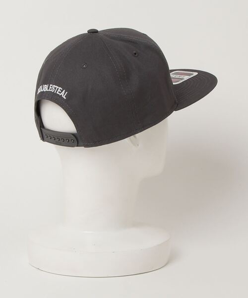 DOUBLE STEAL（ダブルスティール）の「Square pis CAP（キャップ・メンズ・チャコールグレー/ブラック/グレー・FREE）」の12枚目の写真