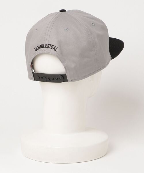 DOUBLE STEAL（ダブルスティール）の「Square pis CAP（キャップ・メンズ・チャコールグレー/ブラック/グレー・FREE）」の19枚目の写真
