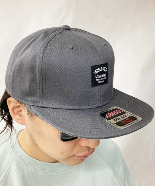 DOUBLE STEAL（ダブルスティール）の「Square pis CAP（キャップ・メンズ・チャコールグレー/ブラック/グレー・FREE）」の3枚目の写真