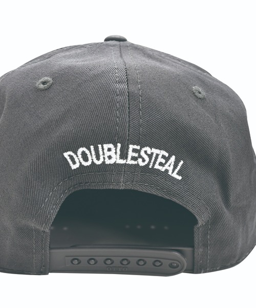 DOUBLE STEAL（ダブルスティール）の「Square pis CAP（キャップ・メンズ・チャコールグレー/ブラック/グレー・FREE）」の14枚目の写真