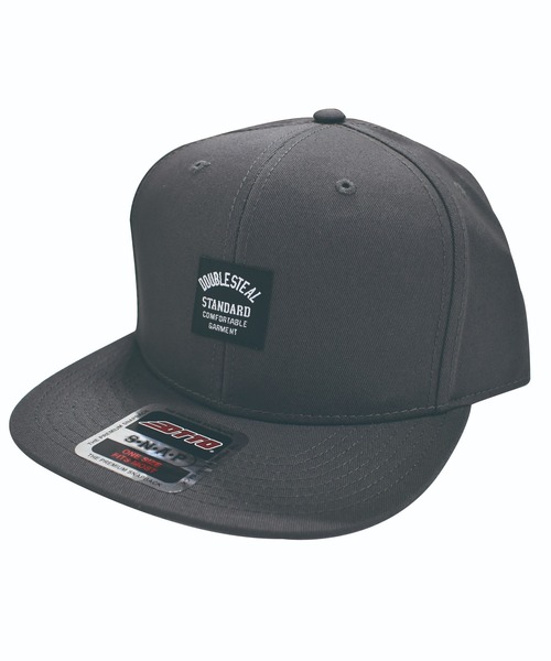 DOUBLE STEAL（ダブルスティール）の「Square pis CAP（キャップ・メンズ・チャコールグレー/ブラック/グレー・FREE）」の4枚目の写真