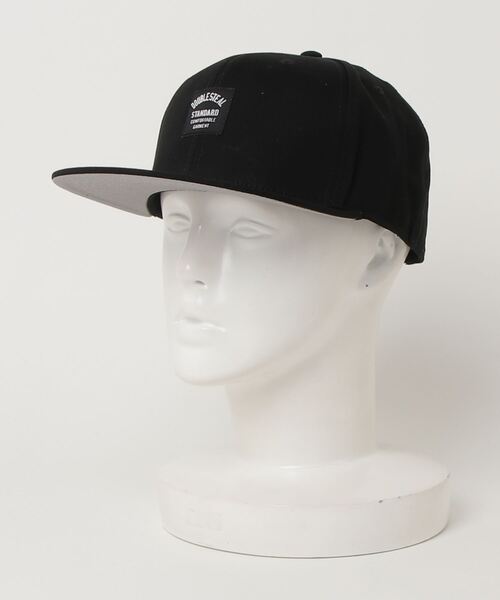 DOUBLE STEAL（ダブルスティール）の「Square pis CAP（キャップ・メンズ・チャコールグレー/ブラック/グレー・FREE）」の17枚目の写真