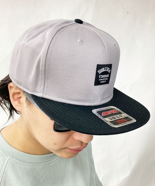 DOUBLE STEAL（ダブルスティール）の「Square pis CAP（キャップ・メンズ・チャコールグレー/ブラック/グレー・FREE）」の22枚目の写真