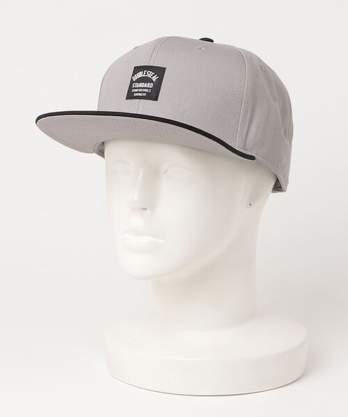 DOUBLE STEAL（ダブルスティール）の「Square pis CAP（キャップ・メンズ・チャコールグレー/ブラック/グレー・FREE）」の20枚目の写真