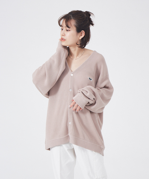 PENNEYS(ぺニーズ)の「【PENNEYS】【ユニセックス】ペニーズ THE FOX COLOR CARDIGAN(カーディガン/ボレロ・レディース・セージグリーン/グレイッシュベージュ/ネイビー/ホワイト/グリーン/ブラック・フリー)」の4枚目の写真