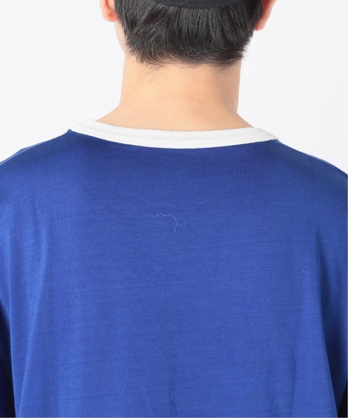 417 EDIFICE（フォーワンセブンエディフィス）の「◆MASON ロゴゲームTシャツ（Tシャツ/カットソー・メンズ・ホワイト/ブラック/ブルー/グリーン・MEDIUM/LARGE）」の18枚目の写真