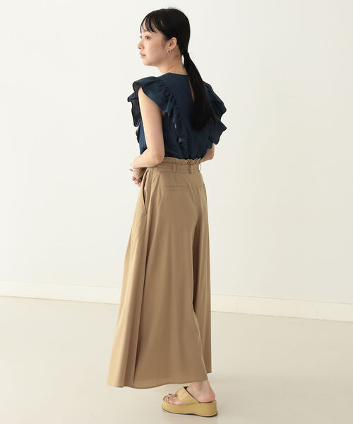 BeAMS DOT(ビームスドット)の「【WEB限定】BeAMS DOT / デニム フリルブラウス(シャツ/ブラウス・レディース・インディゴブルー/ライトブルー・FREE)」の15枚目の写真