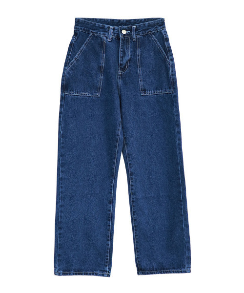 ISOOK(アイスー)の「Baker denim pants / ベイカーデニムパンツ(mako select)(デニムパンツ・レディース・インディゴブルー・S/M)」の7枚目の写真