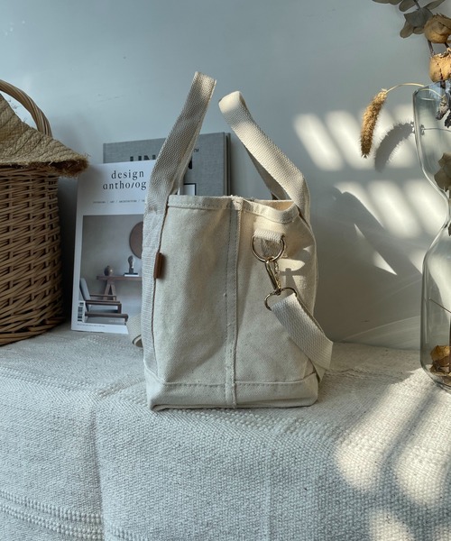 AS KNOW AS plus（アズノゥアズプラス）の「●ルーム２WAYトートバッグ（トートバッグ・レディース・ブラック/グレー/アイボリー/ホワイト×ブラック/レオパード/ゼブラ/アニマル・FREE）」の12枚目の写真