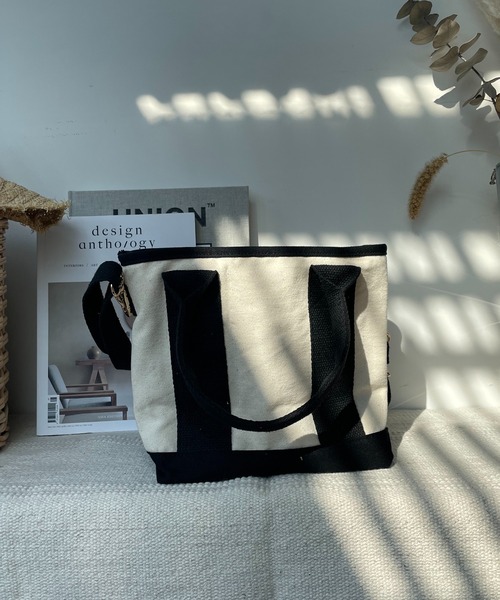 AS KNOW AS plus（アズノゥアズプラス）の「●ルーム２WAYトートバッグ（トートバッグ・レディース・ブラック/グレー/アイボリー/ホワイト×ブラック/レオパード/ゼブラ/アニマル・FREE）」の15枚目の写真