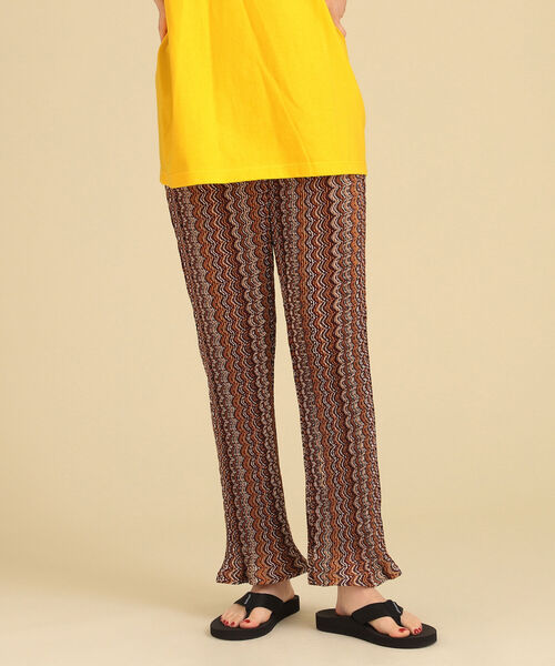 Ray BEAMS（レイビームス）の「Ray BEAMS / ラッセル レース パンツ（その他パンツ・レディース・ダークブラウン/ブルー系その他3・ONE SIZE）」の4枚目の写真