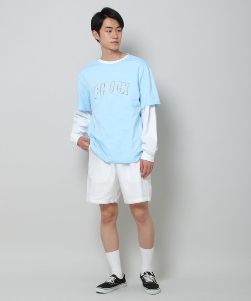 INFLATION（インフレーション）の「INFLATION／light NYLONショートパンツ　2276681（その他パンツ・メンズ・グレー/ホワイト/ブラック・SMALL/MEDIUM/LARGE）」の4枚目の写真