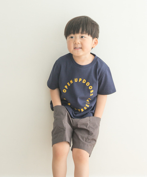 URBAN RESEARCH DOORS(アーバンリサーチドアーズ)の「サークルロゴTシャツ(KIDS)(Tシャツ/カットソー・キッズ・ネイビー/アイボリー・120/105/135)」の17枚目の写真