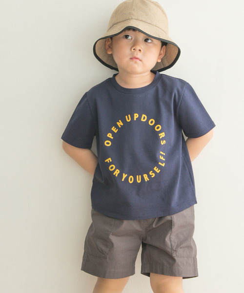 URBAN RESEARCH DOORS(アーバンリサーチドアーズ)の「サークルロゴTシャツ(KIDS)(Tシャツ/カットソー・キッズ・ネイビー/アイボリー・120/105/135)」の11枚目の写真