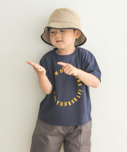 URBAN RESEARCH DOORS(アーバンリサーチドアーズ)の「サークルロゴTシャツ(KIDS)(Tシャツ/カットソー・キッズ・ネイビー/アイボリー・120/105/135)」の15枚目の写真