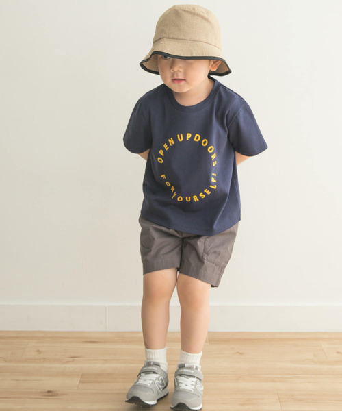 URBAN RESEARCH DOORS(アーバンリサーチドアーズ)の「サークルロゴTシャツ(KIDS)(Tシャツ/カットソー・キッズ・ネイビー/アイボリー・120/105/135)」の6枚目の写真