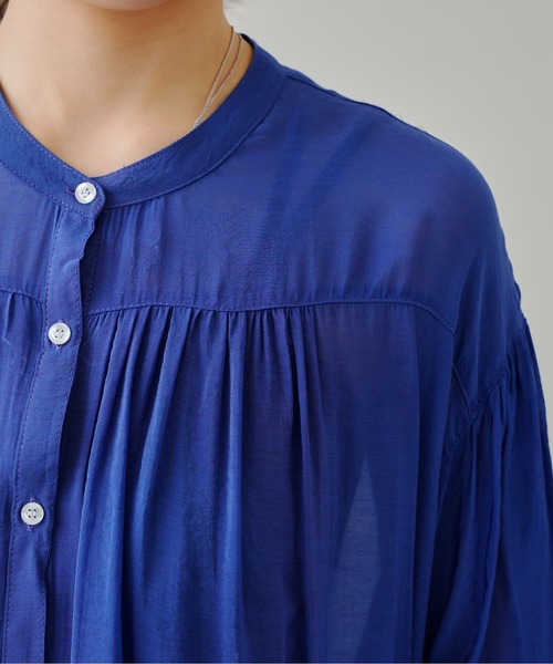 prose verse（プロズヴェール）の「シアーローンシャツワンピース（ワンピース・レディース・ブラック/ピンク/ブルー・MEDIUM）」の19枚目の写真