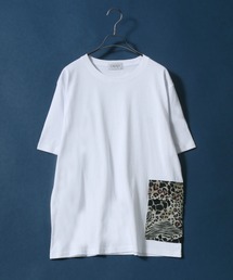 Total Pattern Print Side Pocket T-Shirt/総柄 サイドポケット Tシャツ