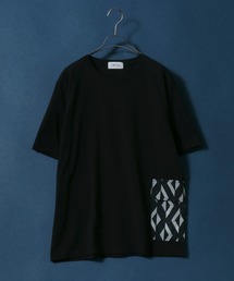 Total Pattern Print Side Pocket T-Shirt/総柄 サイドポケット Tシャツ