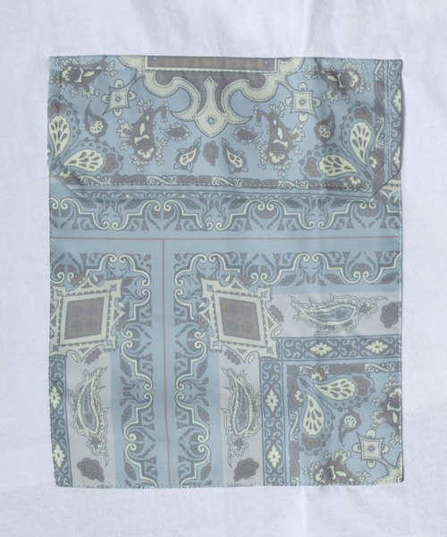 ANPAS(アンパス)の「Total Pattern Print Side Pocket T-Shirt/総柄 サイドポケット Tシャツ(Tシャツ/カットソー・メンズ・ホワイト/ブラック/ホワイト系その他/ブラック系その他/ホワイト系その他2/ホワイト系その他3/ブラック系その他2/ブラック系その他3・LL/M/L)」の15枚目の写真