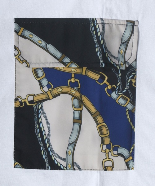 ANPAS(アンパス)の「Total Pattern Print Side Pocket T-Shirt/総柄 サイドポケット Tシャツ(Tシャツ/カットソー・メンズ・ホワイト/ブラック/ホワイト系その他/ブラック系その他/ホワイト系その他2/ホワイト系その他3/ブラック系その他2/ブラック系その他3・LL/M/L)」の16枚目の写真