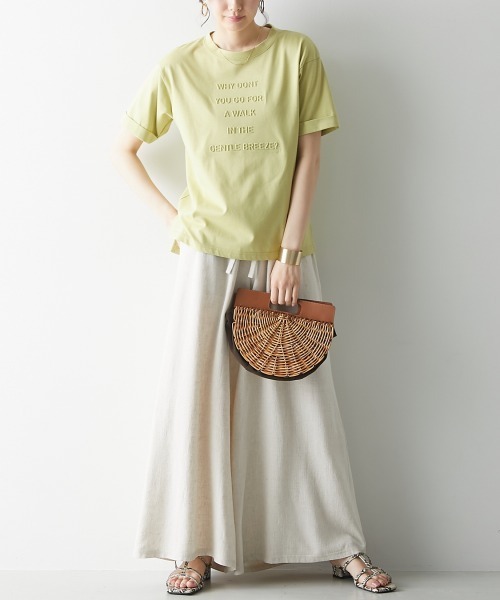 miclat（ミクラ）の「大きいサイズ ワイドフレアパンツ（ゆったりヒップ）（その他パンツ・レディース・ブラック/ベージュ系・LL/3L/4L/5L/L/6L）」の11枚目の写真