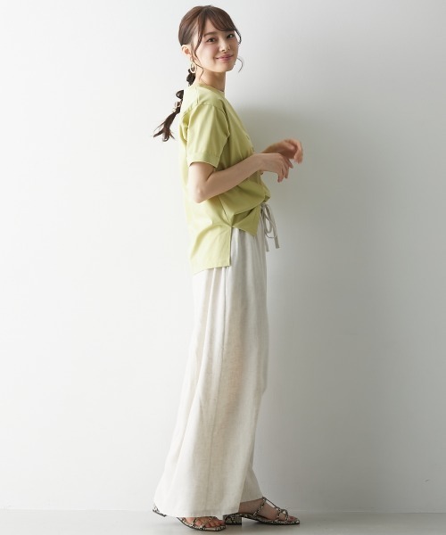 miclat（ミクラ）の「大きいサイズ ワイドフレアパンツ（ゆったりヒップ）（その他パンツ・レディース・ブラック/ベージュ系・LL/3L/4L/5L/L/6L）」の15枚目の写真