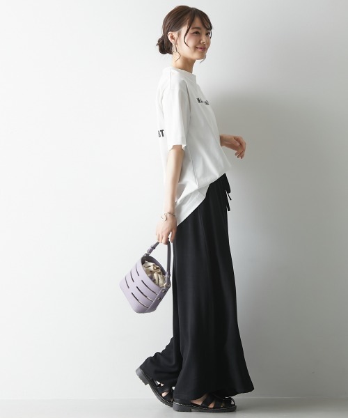 miclat（ミクラ）の「大きいサイズ ワイドフレアパンツ（ゆったりヒップ）（その他パンツ・レディース・ブラック/ベージュ系・LL/3L/4L/5L/L/6L）」の16枚目の写真