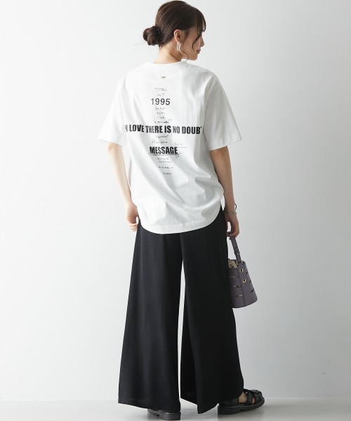 miclat（ミクラ）の「大きいサイズ ワイドフレアパンツ（ゆったりヒップ）（その他パンツ・レディース・ブラック/ベージュ系・LL/3L/4L/5L/L/6L）」の7枚目の写真