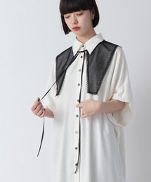 La SRIC | La SRIC / ドットチュールカラーBL(シャツ/ブラウス)